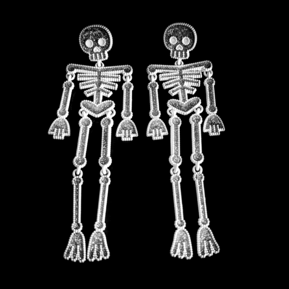 Skellington earrings - Picture 3 of 3